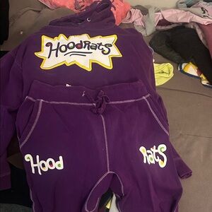 Women's Purple Sweatpants - Logo Joggers